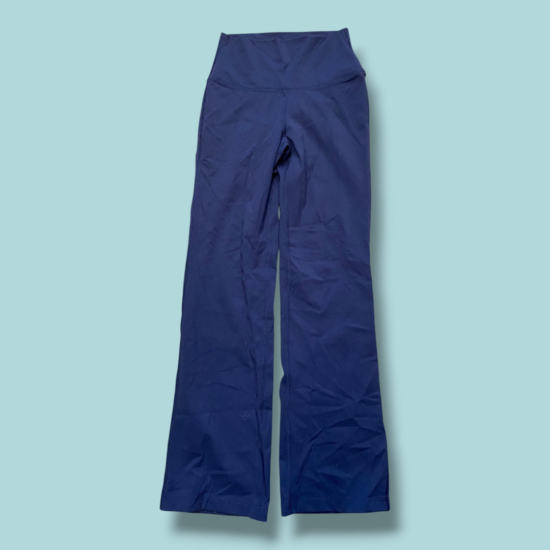 navy mondetta leggings, 7-8Y