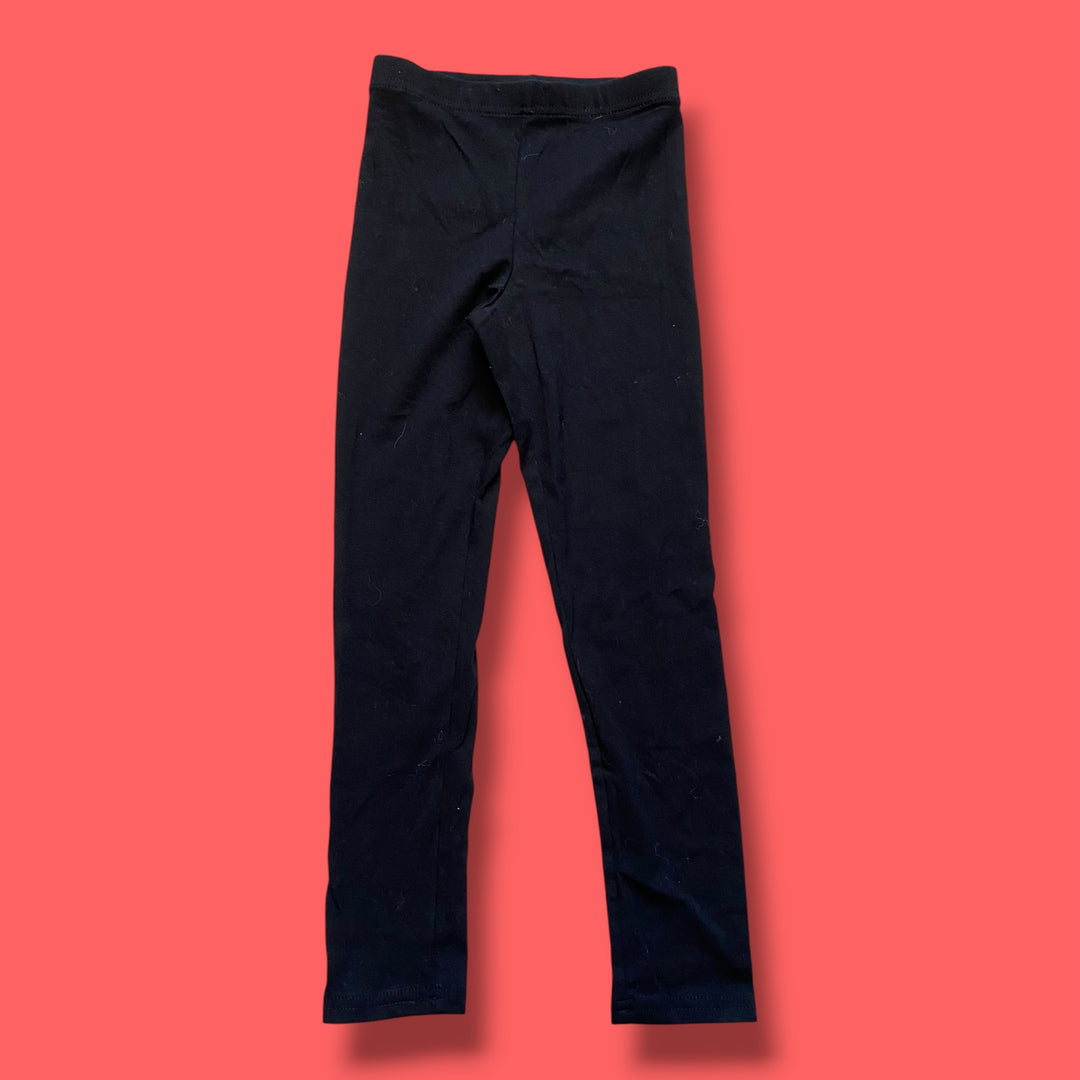 black wonder nation leggings, 7-8Y