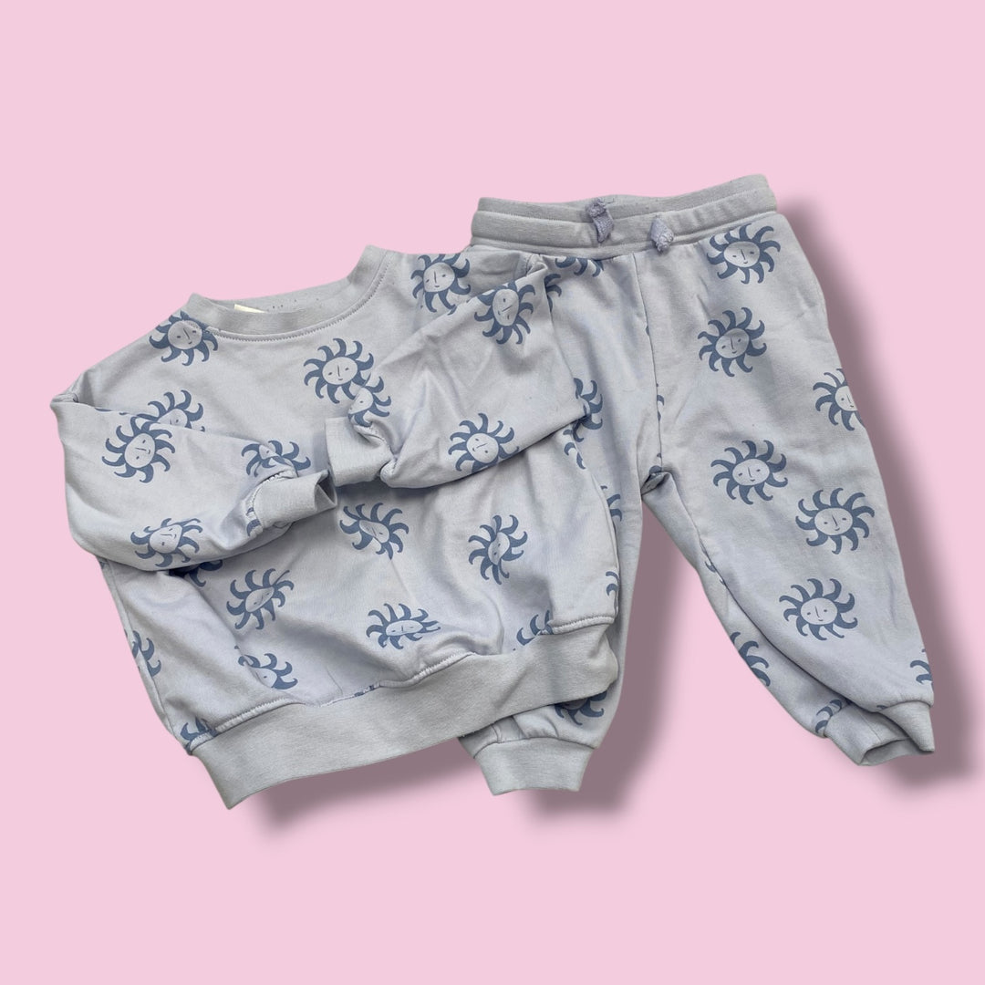 Blue Rylee &amp; Cru 2 peice set , 6-12m
