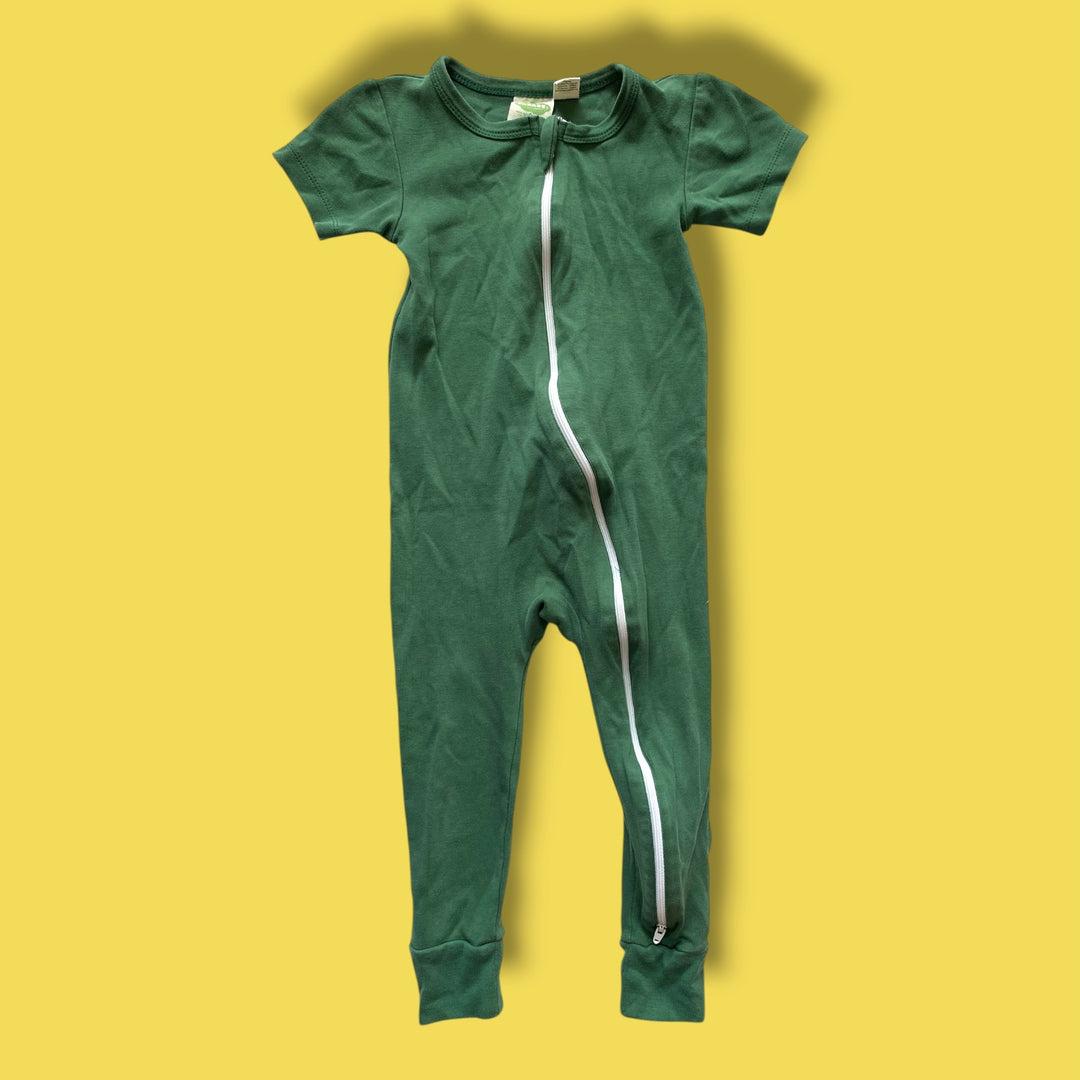Green Parade Organic Romper, 3T