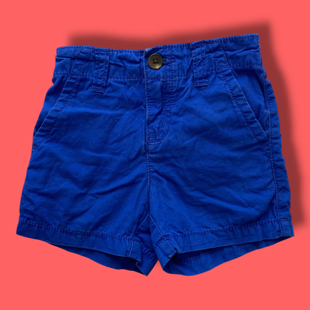 blue gymboree shorts, 6-12m