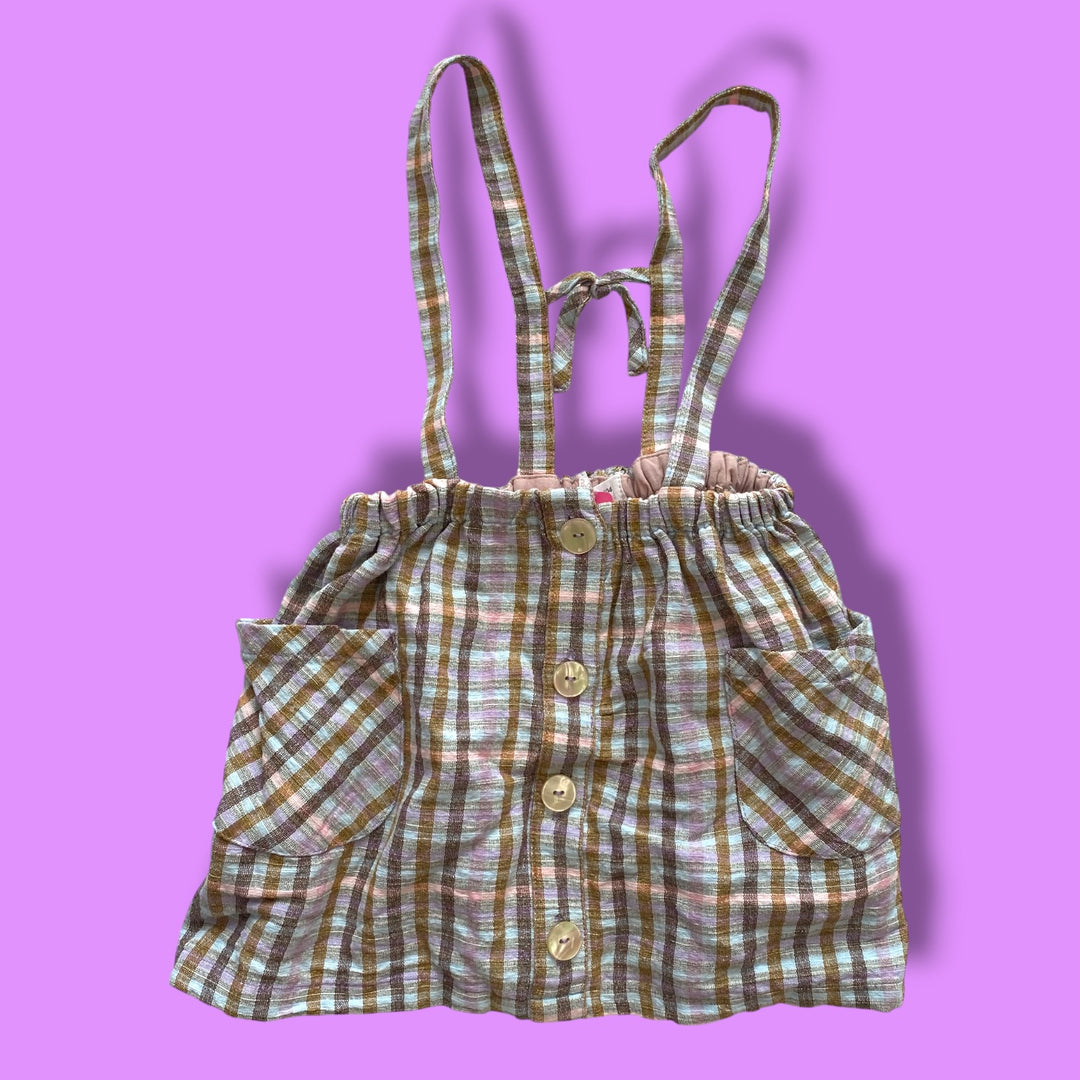 pink zara skirtall, 3/4y
