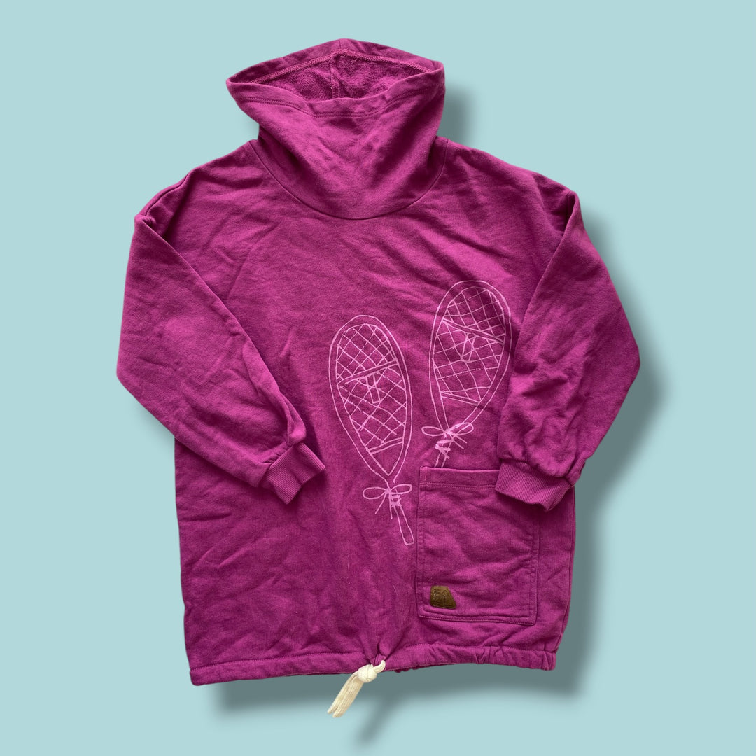 purple souris mini sweatshirt dress, 6y