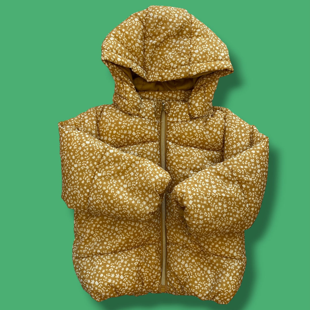 Yellow H&amp;M Winter Jacket, 12-18m