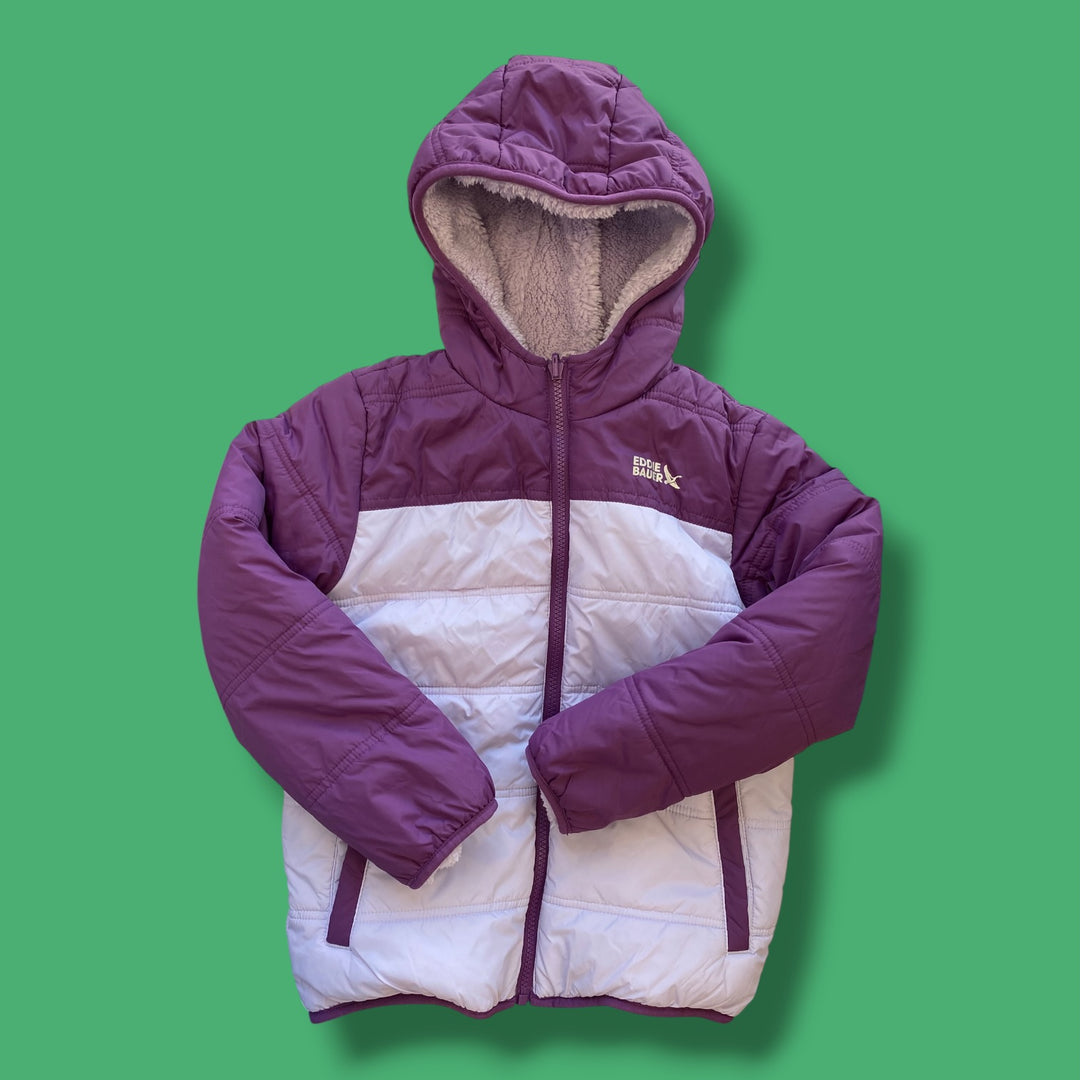 Purple Eddie Bauer Winter Jacket, 7-8Y