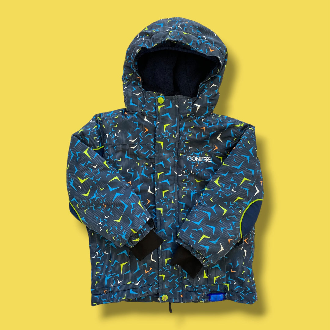 Blue Conifere Winter Jacket, 4Y