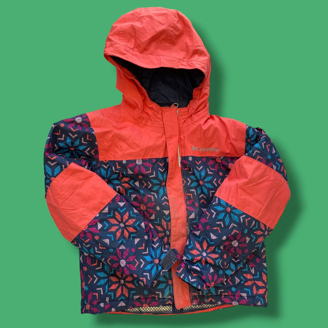 Blue/Orange Columbia Lined Jacket, 6-7Y