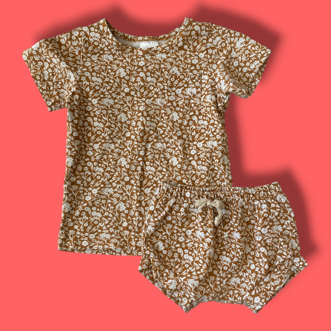 Brown Meibe 2 piece Set, 3Y