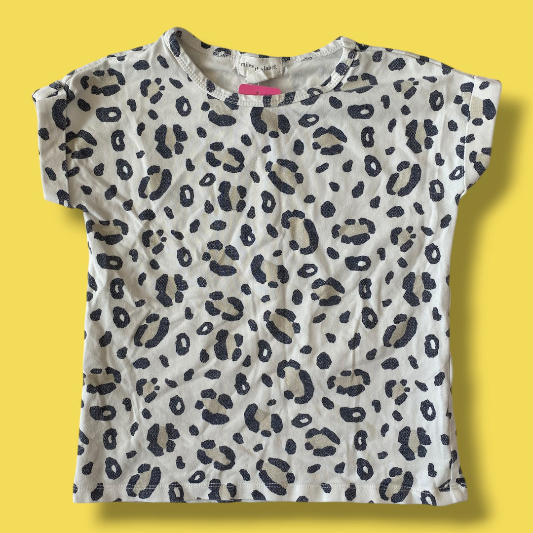 White Miles the Label  Shirt, 4Y