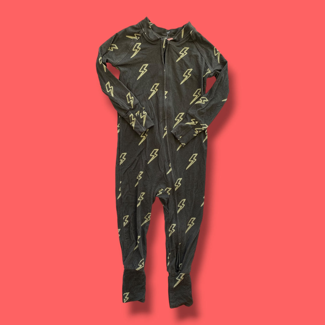 Grey/Green Moon Fruit sleeper, 12-18m