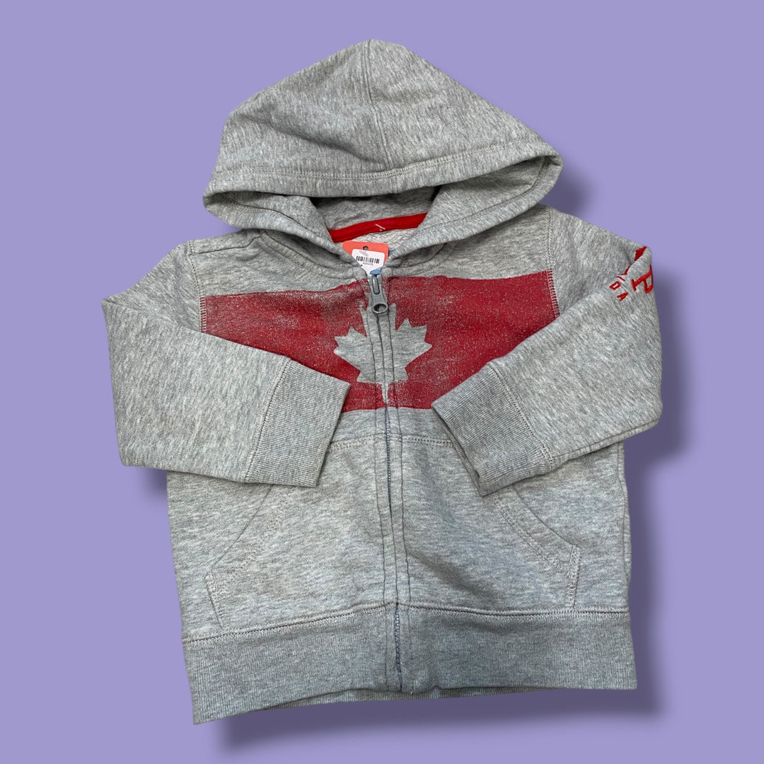 Grey Gap Zip Up, 18-24m