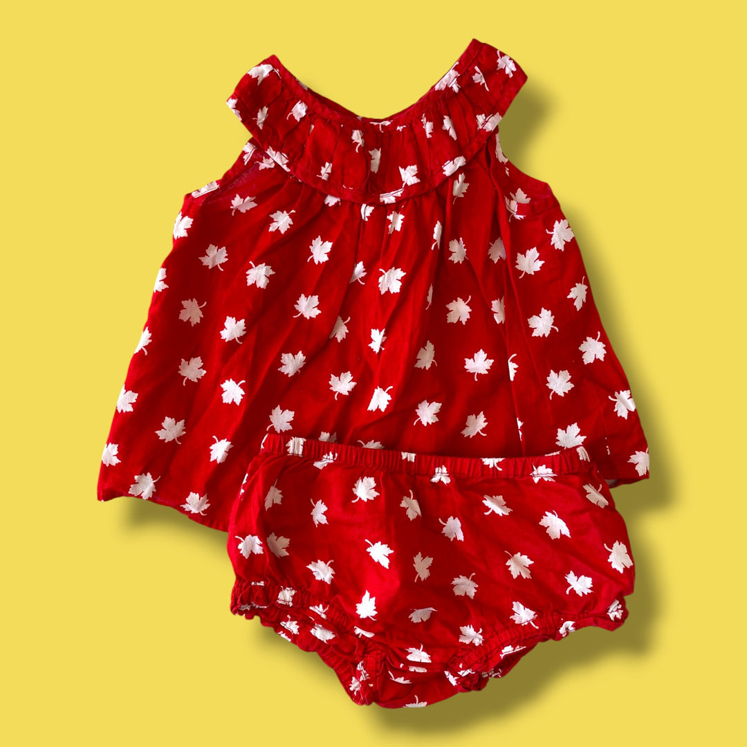 Red Old Navy 2 piece, 18-24m