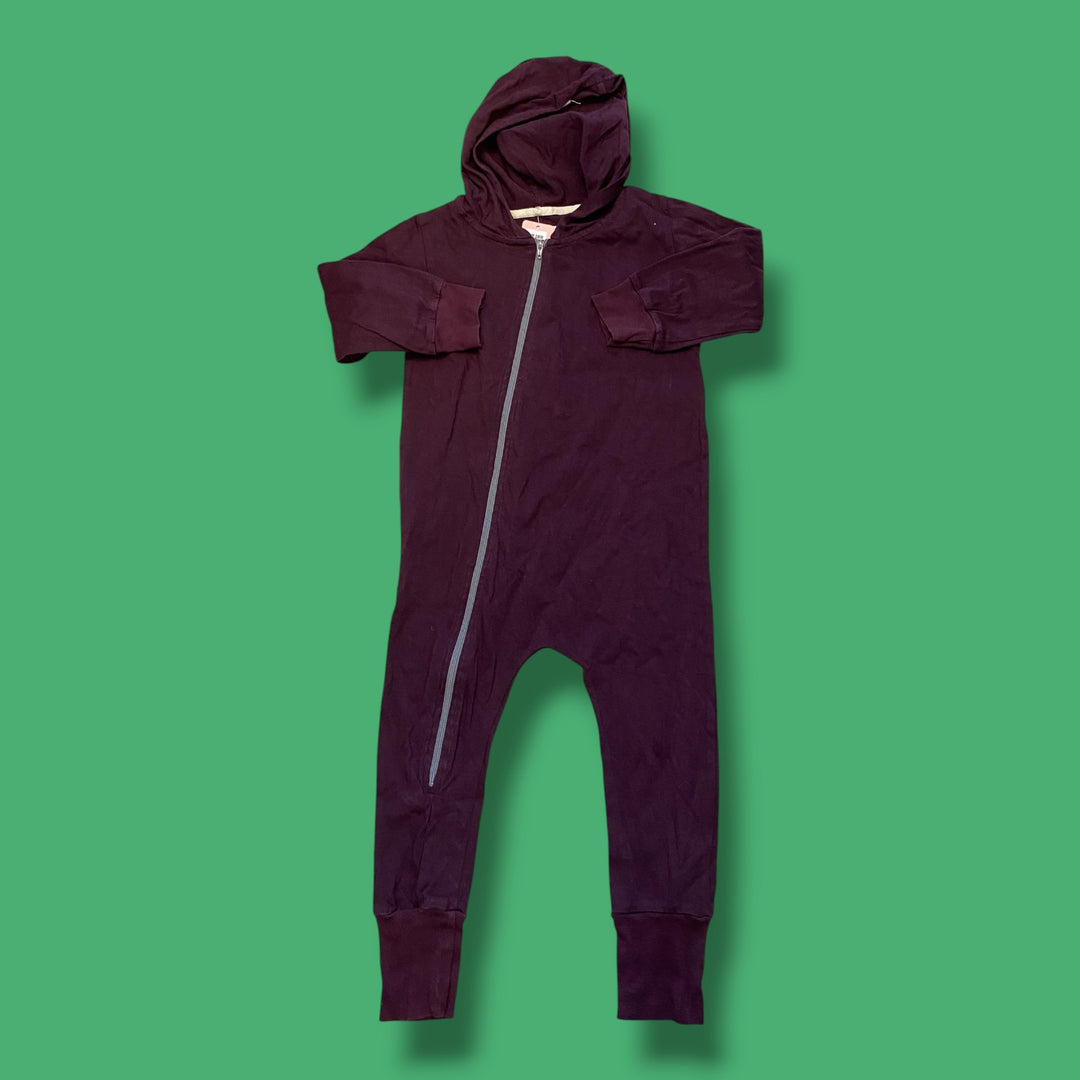 burgundy mini mioche Romper, 3/4y