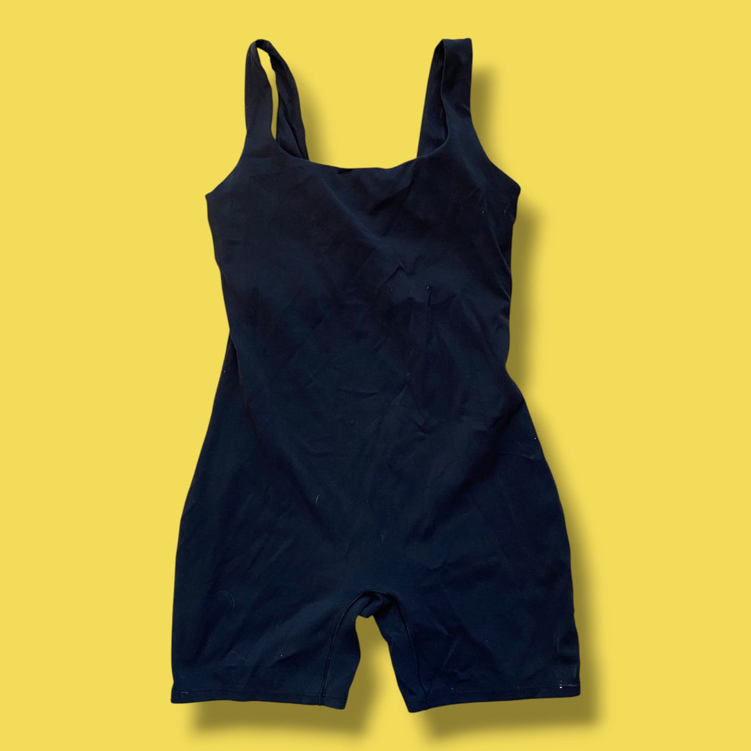 Black Unknown Romper, Small