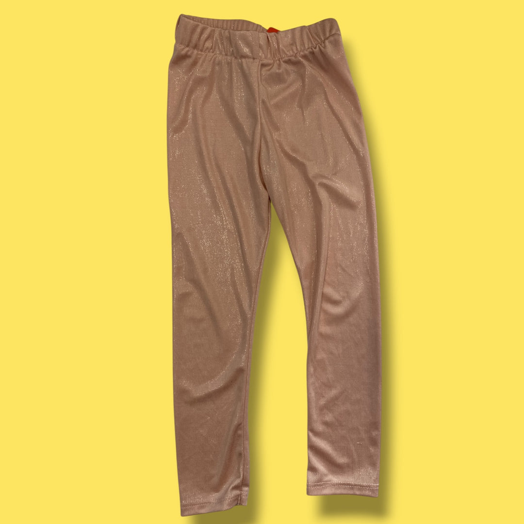 Pink Zara shiny pant, 4Y