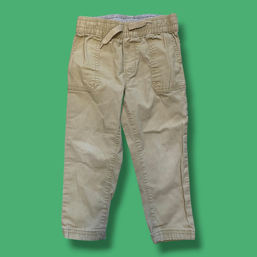 tan oshkosh pants, 3t