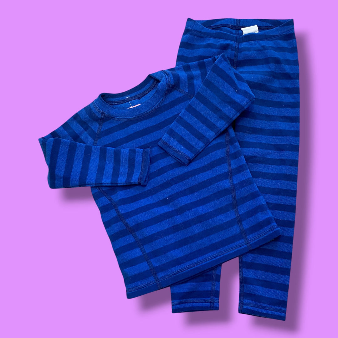 Blue mec fleece 2 piece set, 3Y