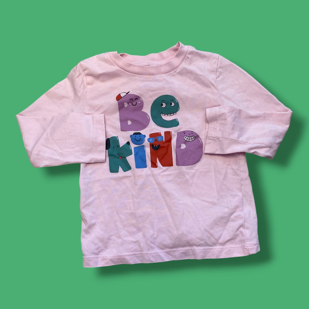 pink joe fresh long sleeve, 3t