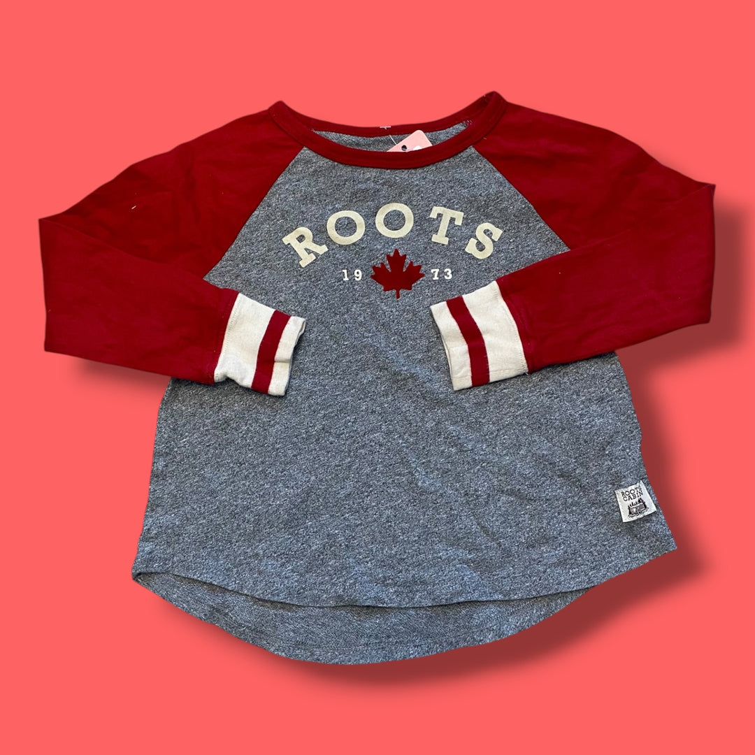 red roots long sleeve, 3t