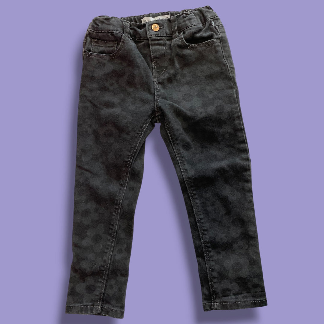 Black Zara Denim, 3-4Y