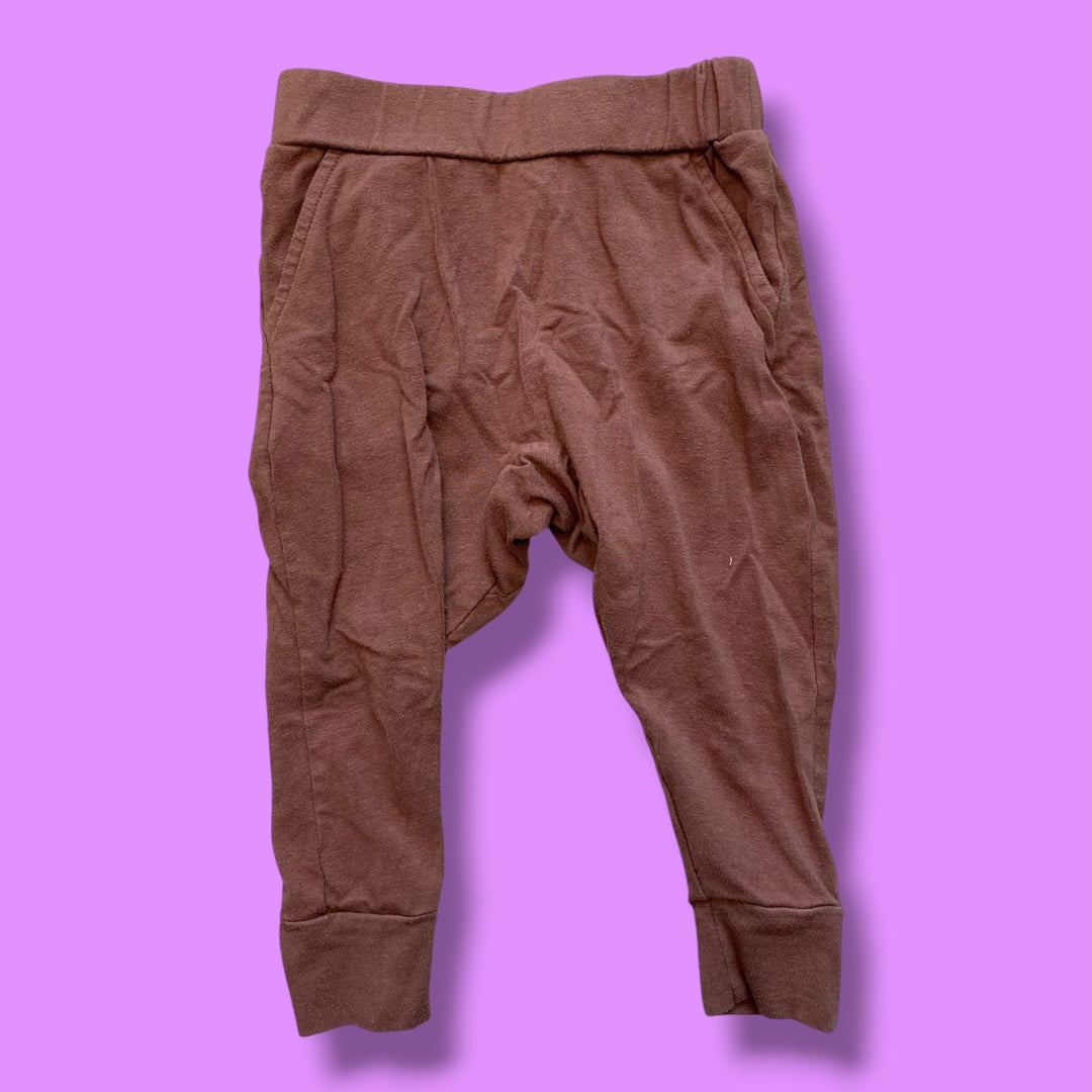 Brown Mini Mioche pants, 12-18m