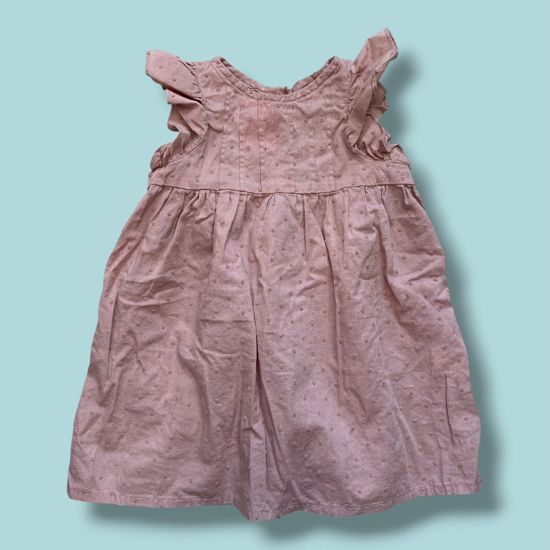 Blush Oeuf dotted dress, 18m