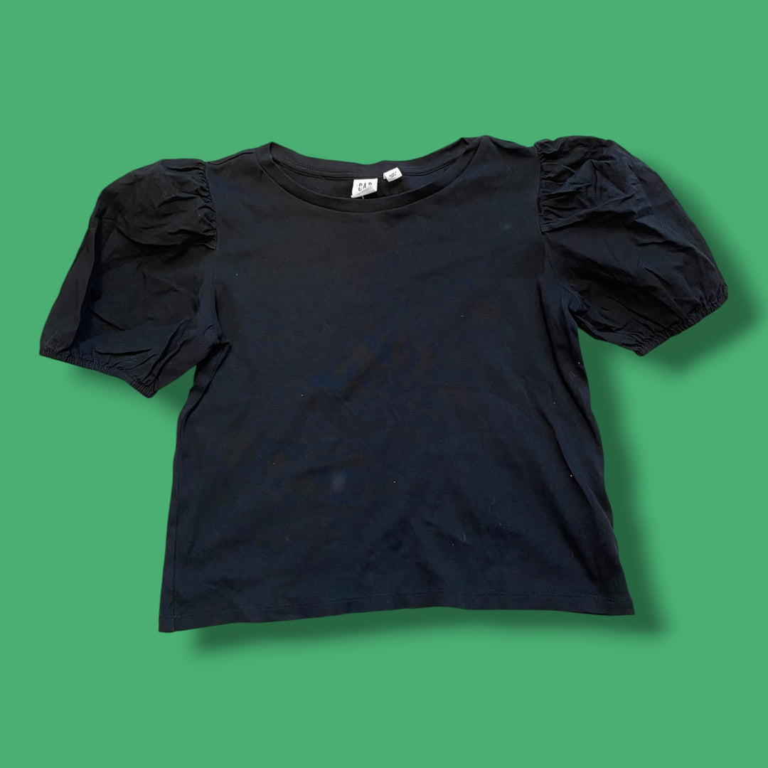 black Gap ruffle t-shirt, 10-12y