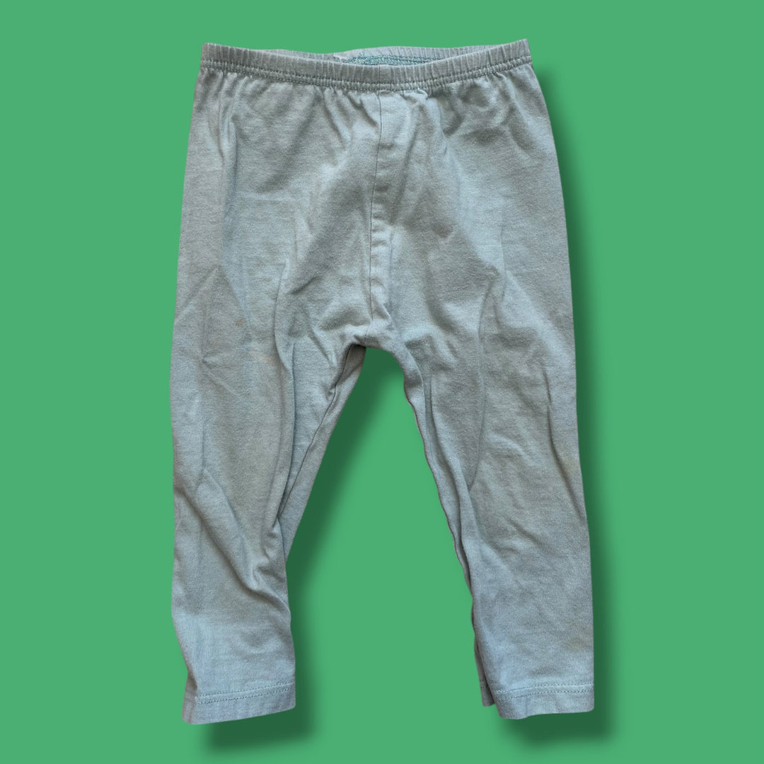 Teal Mini Mioche pants, 12-18m