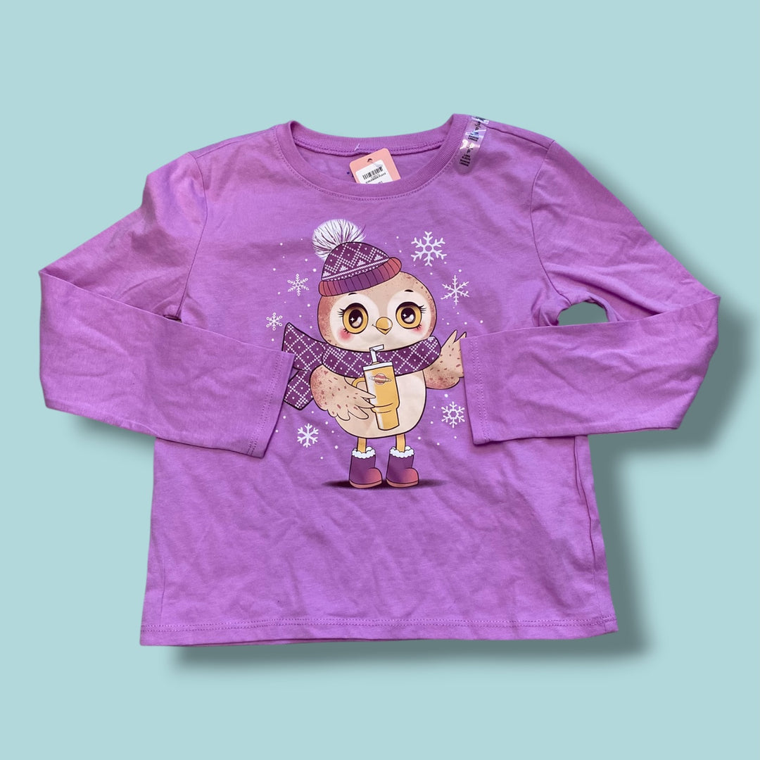 pink childrens place shirt nwt, 5/6y