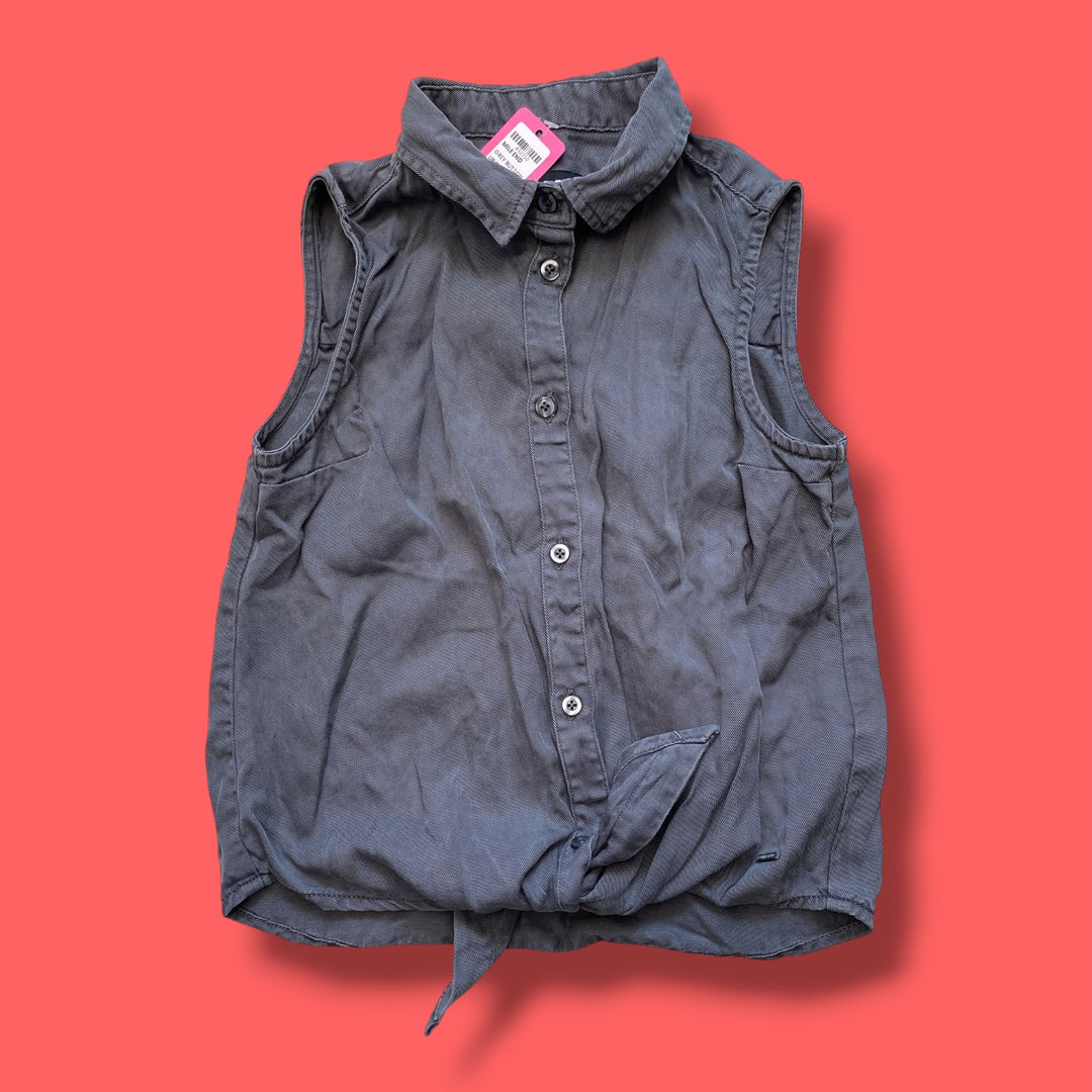 grey Mile End button up tank, 10Y