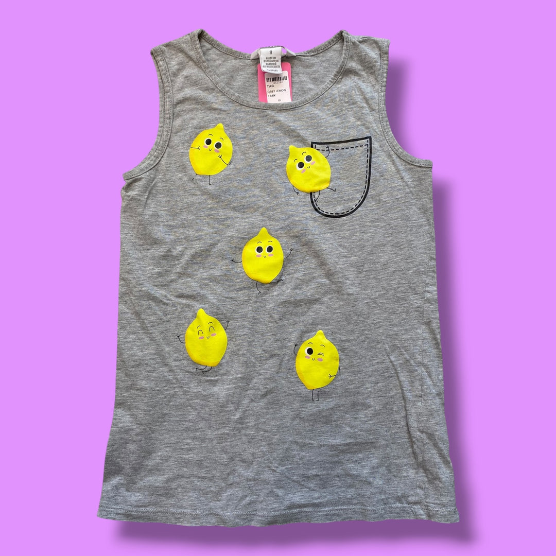 Grey Tag lemon tank, 8Y