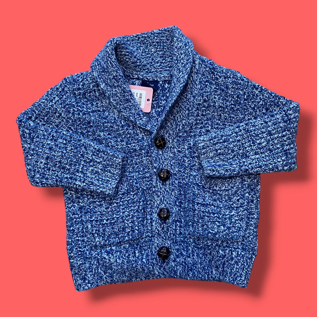 Blue Gap Knit Sweater, 12-18m