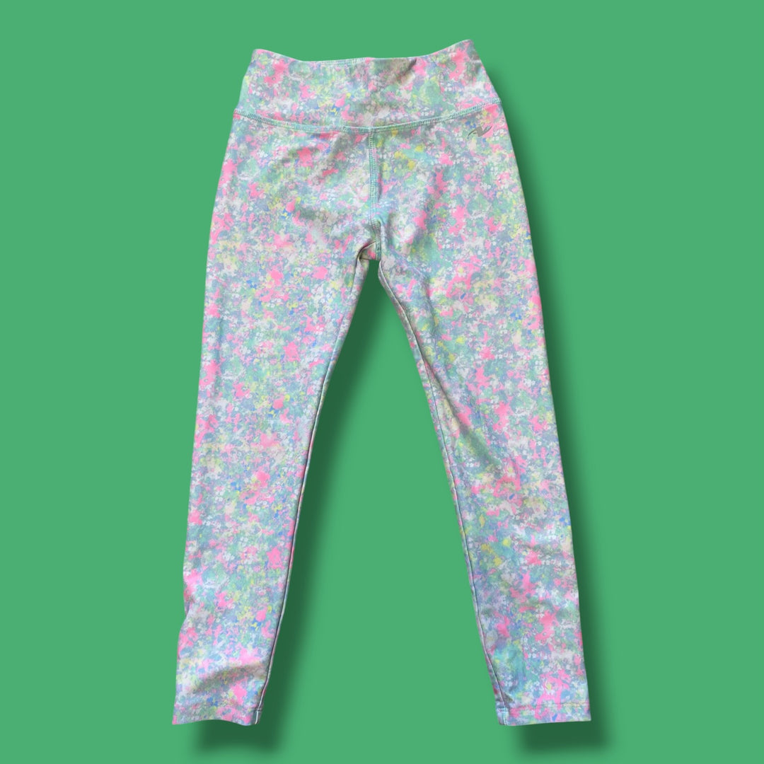 Pink/Blue Athletic Works Legging, 7-8Y