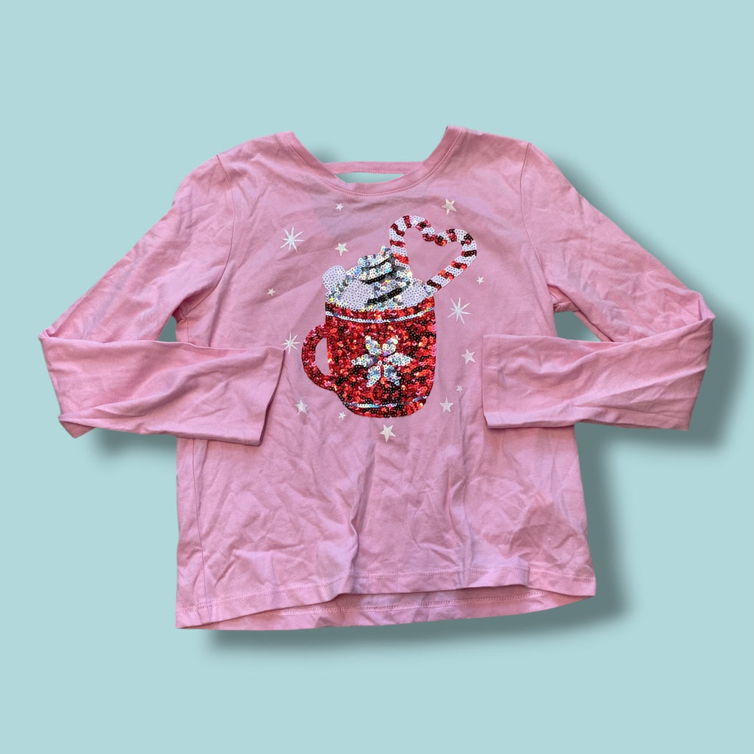 Pink The Childrens Place Long Sequin, 7-8Y