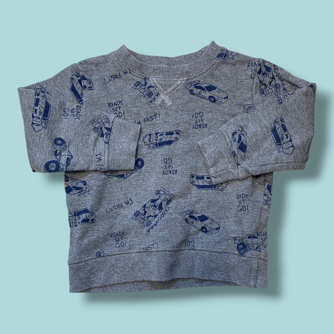 dark grey carters sweatshirt, 2y