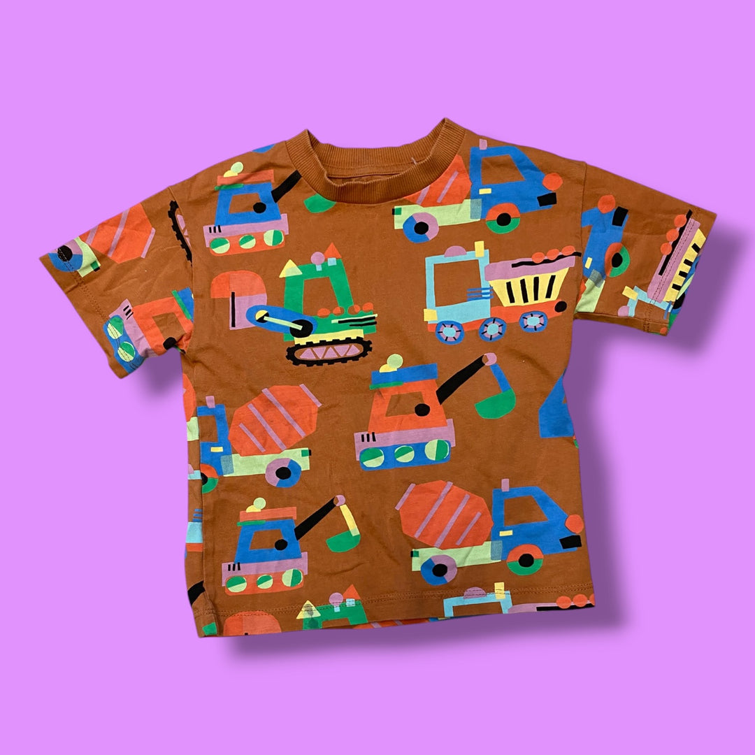 orange Next t-shirt, 2/3y
