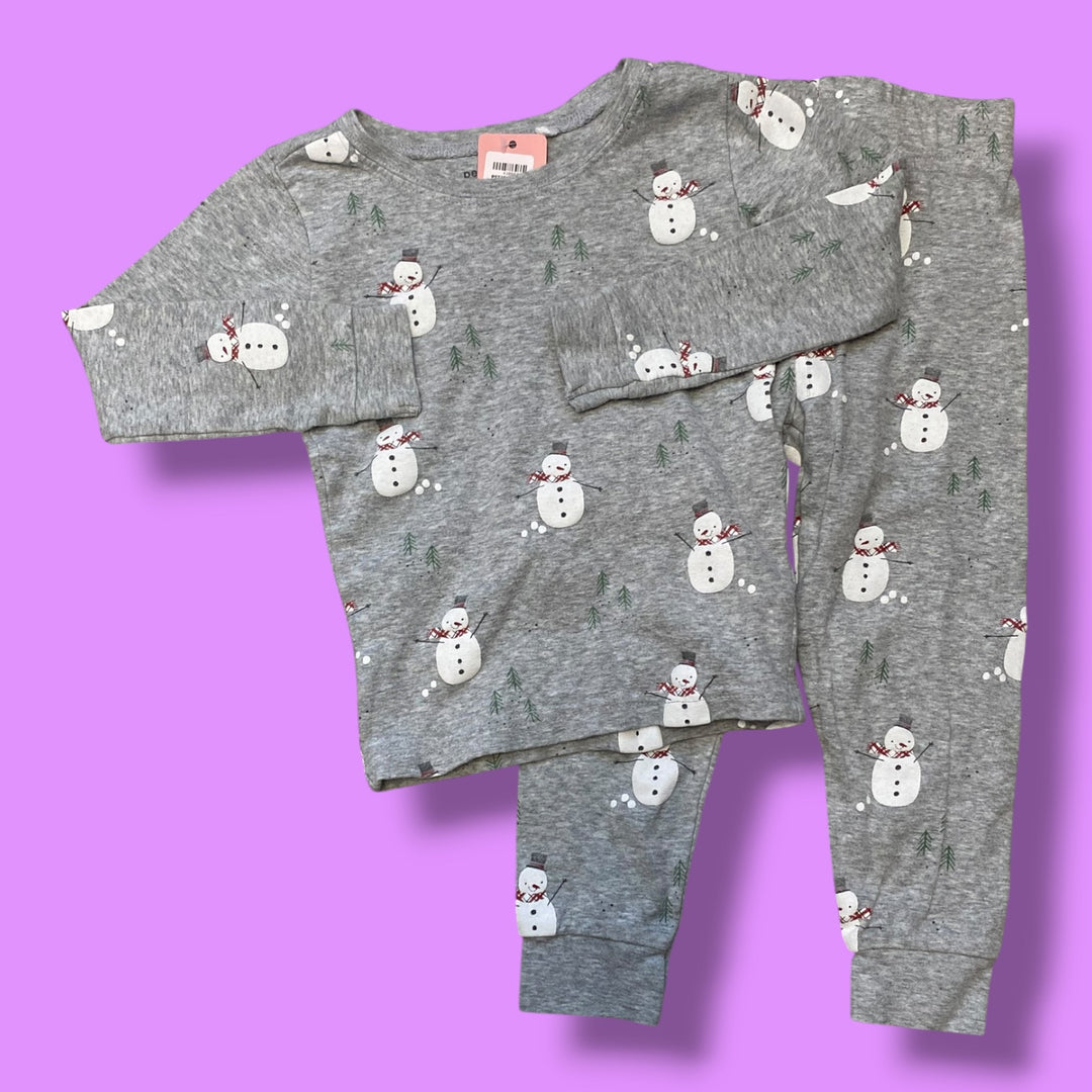 grey petit lem 2 piece pjs, 3t