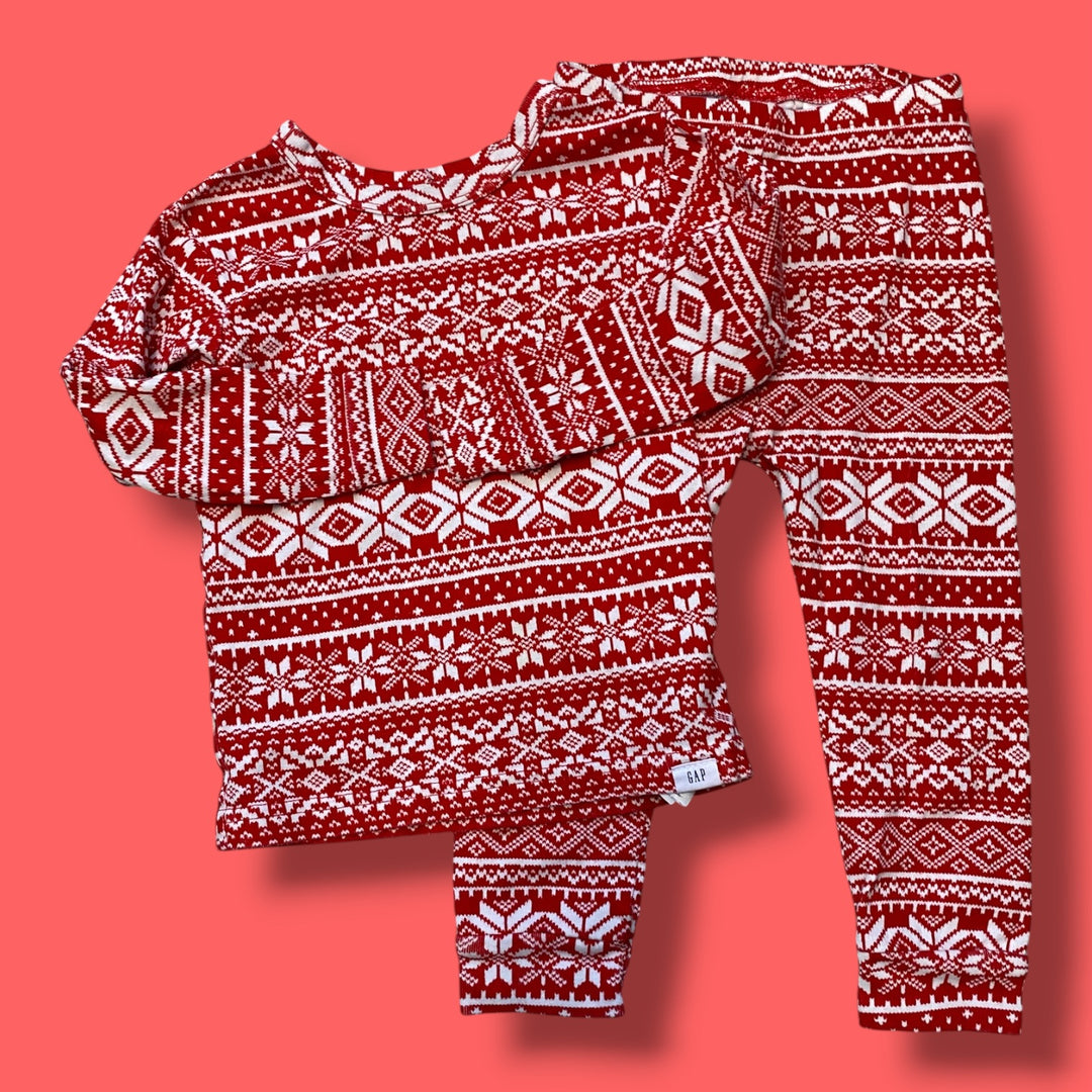 Red Gap 2 piece PJS, 2Y