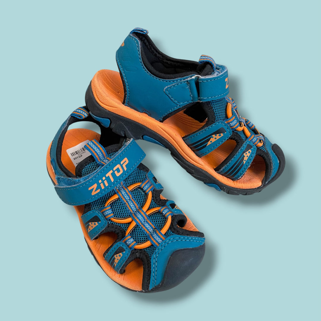 navy ziitop sandal, 11.5