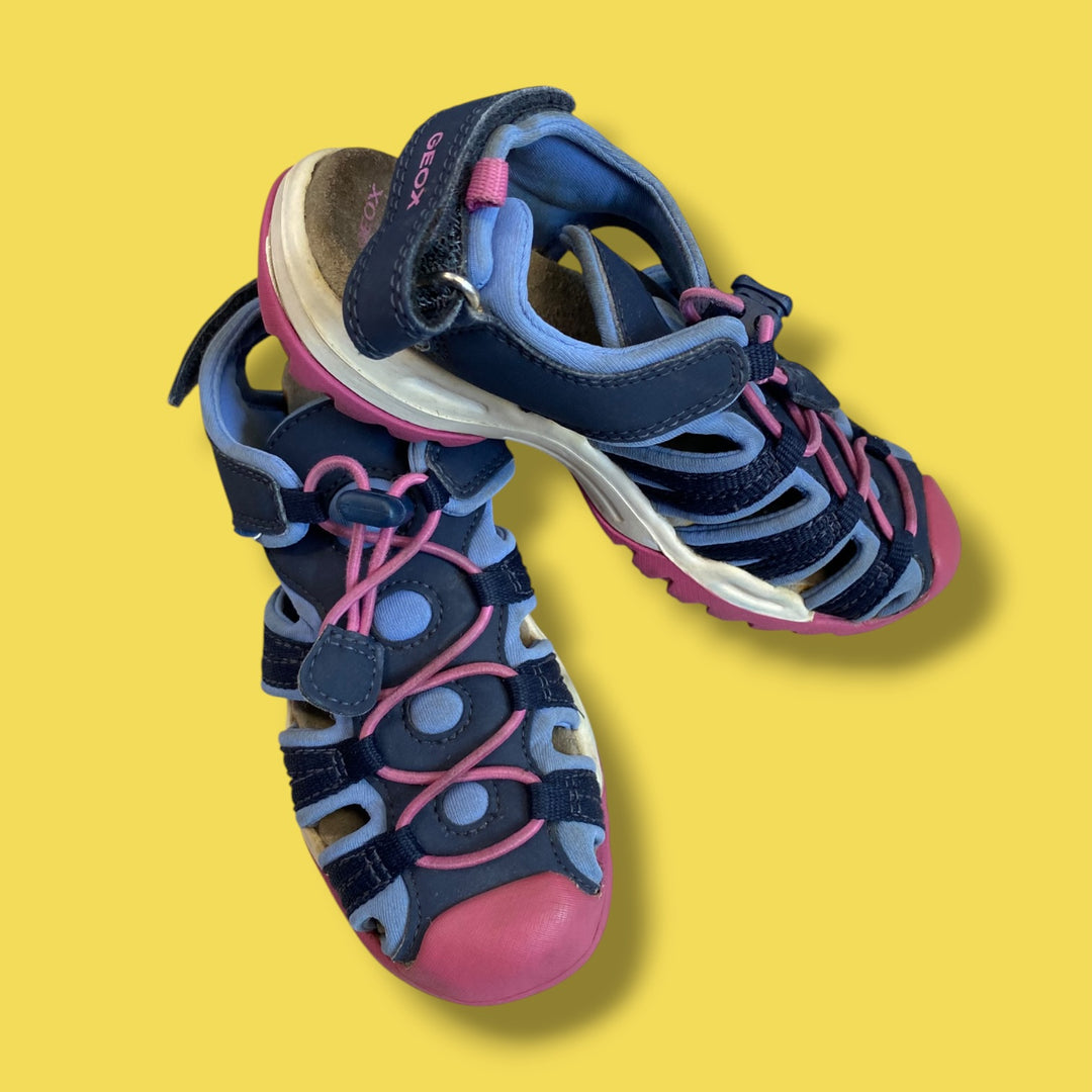 navy geox sandal, 13.0