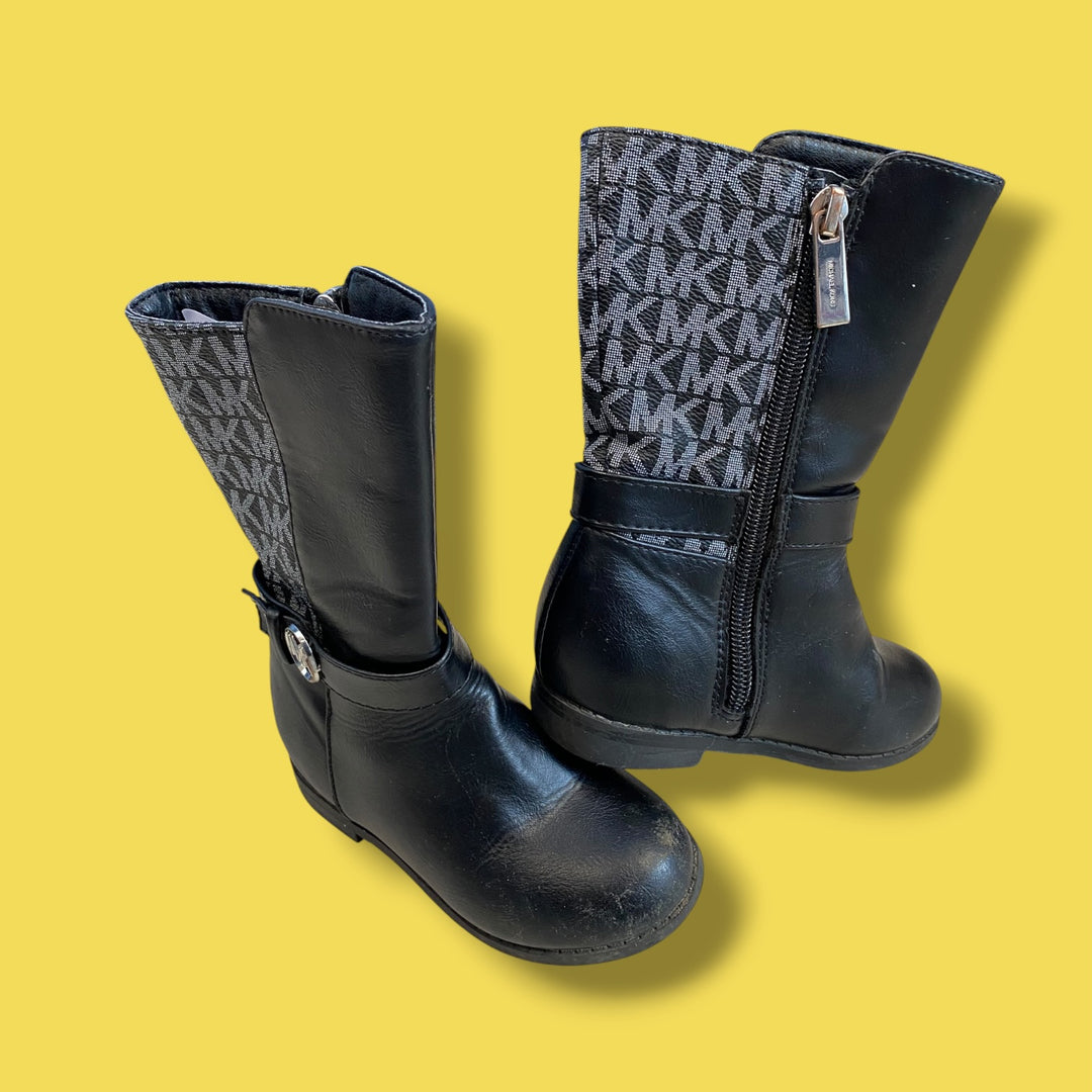 black Michael kors boot, 7.0