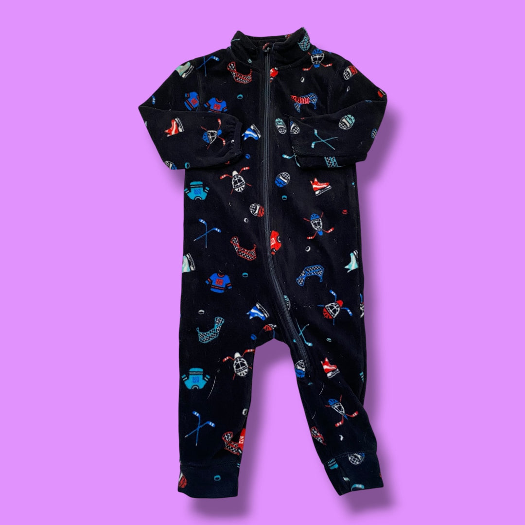 Black Nano Fleece One piece, 24m