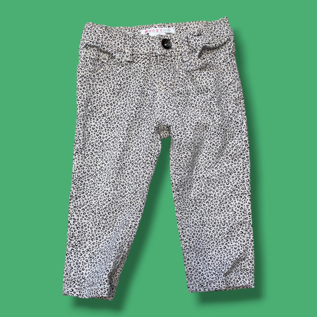 Cream Roxy Denim, 6-12m