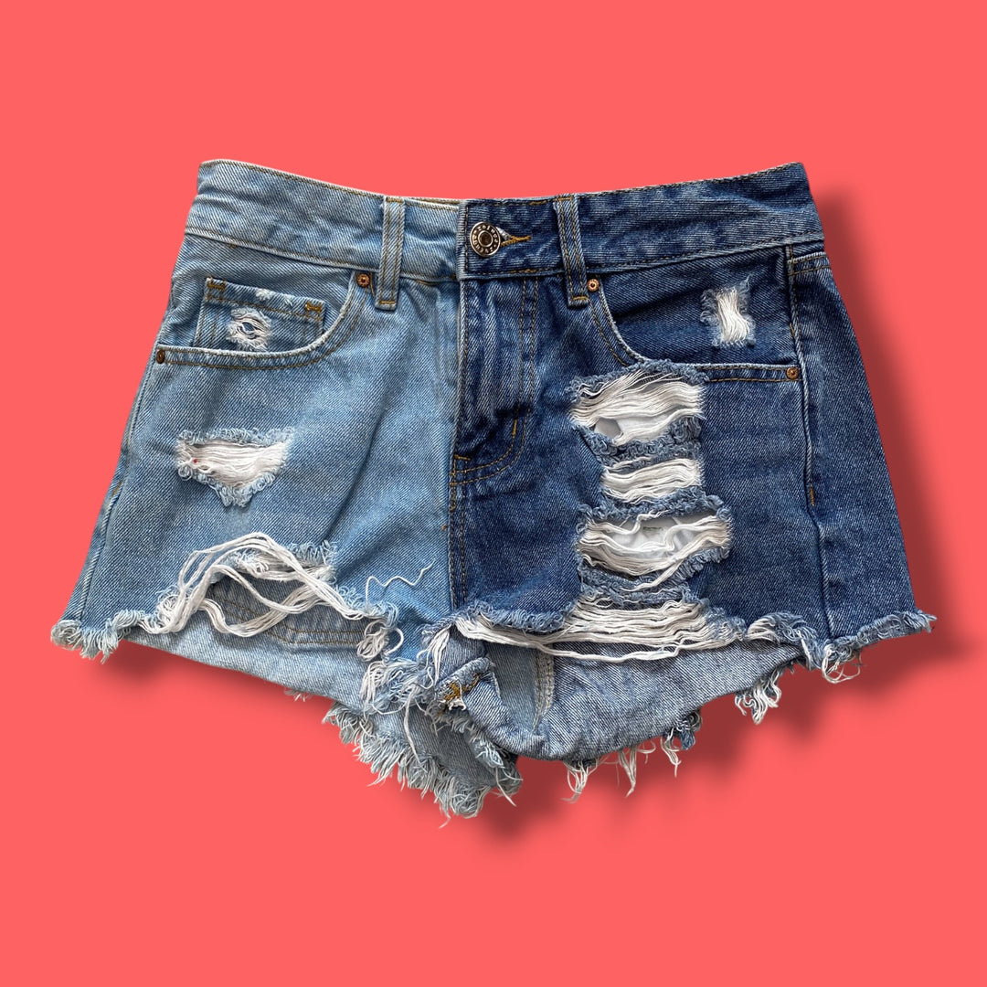 blue Refuge Denim denim shorts womens size 3, 14Y