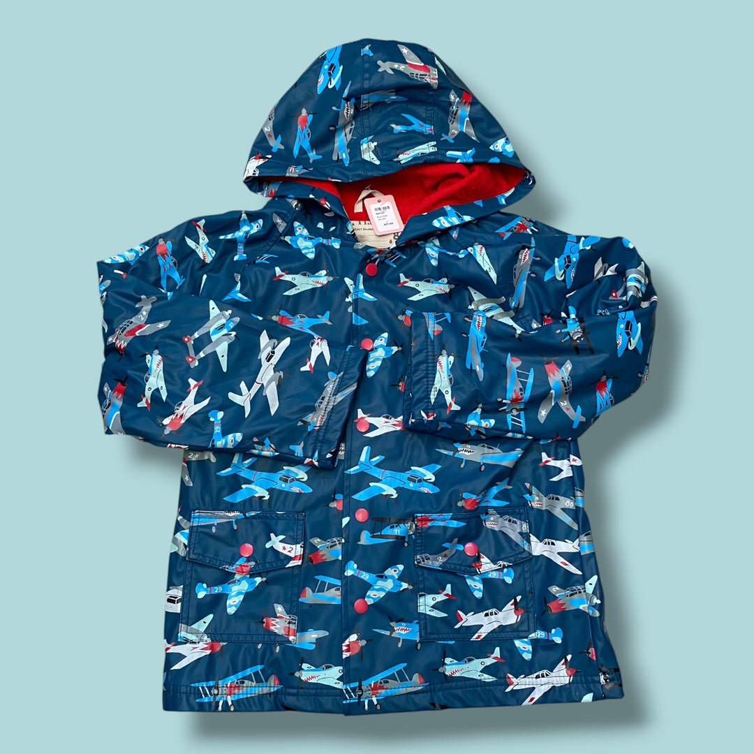 Blue Hatley Rain Jacket, 8Y