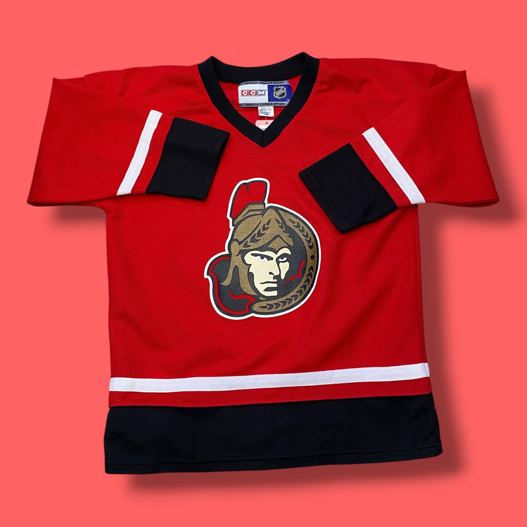 Red CCM Sens Jersey, 10-14Y