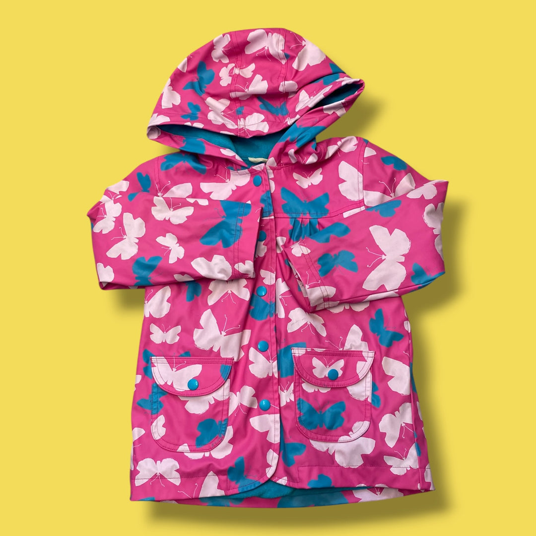 Pink Hatley Rain Jacket, 5Y