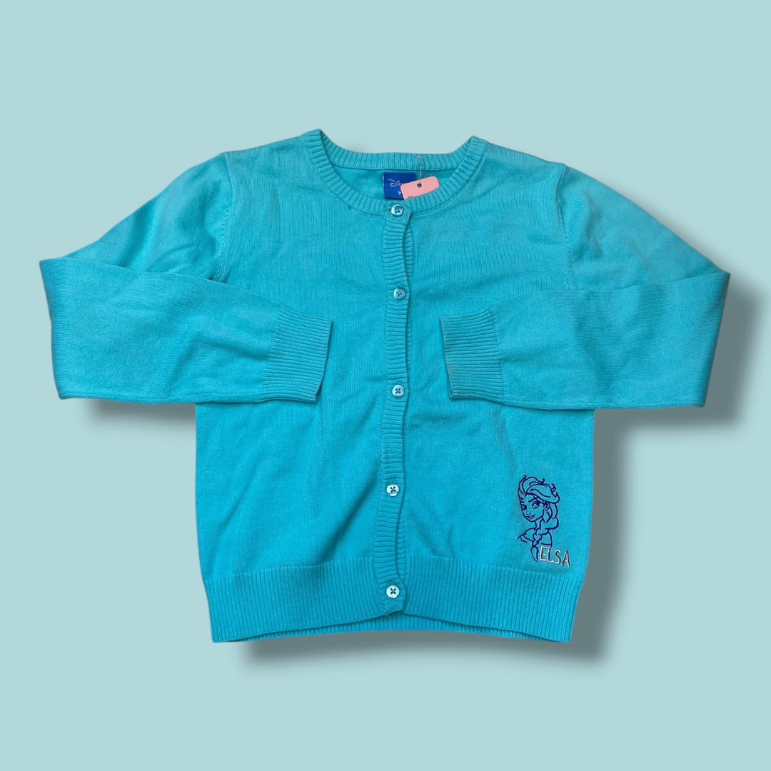 Knit Sweater Frozen Elsa Sweater, 7Y
