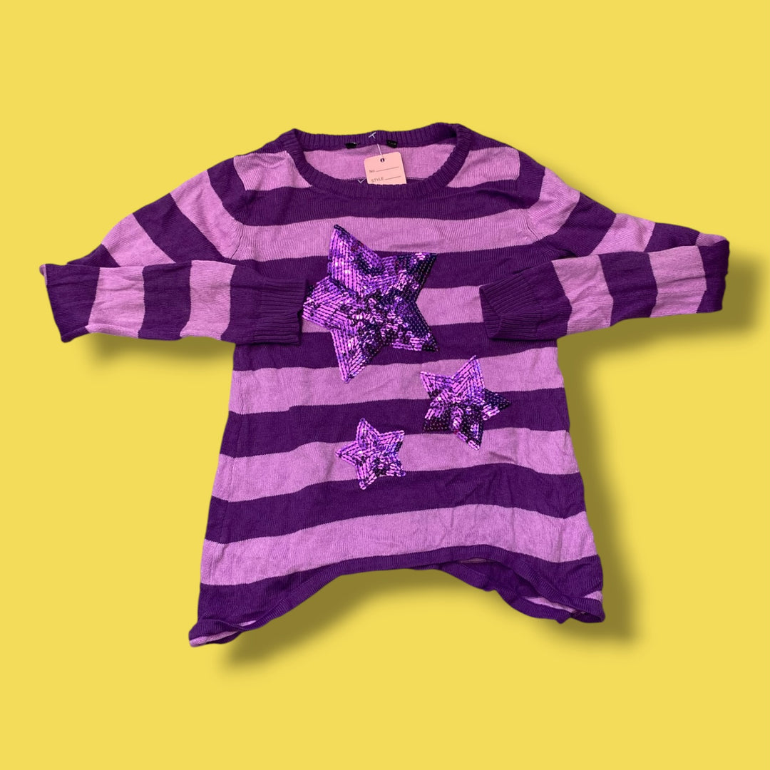 Purple Unknown sweater, 6Y