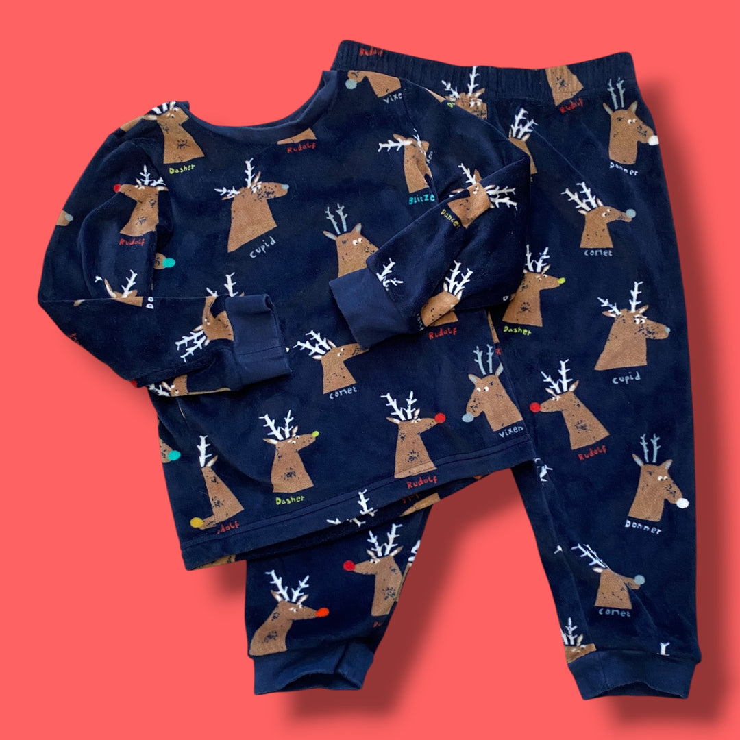 Blue M&amp;S 2 piece Fleece, 3-4Y